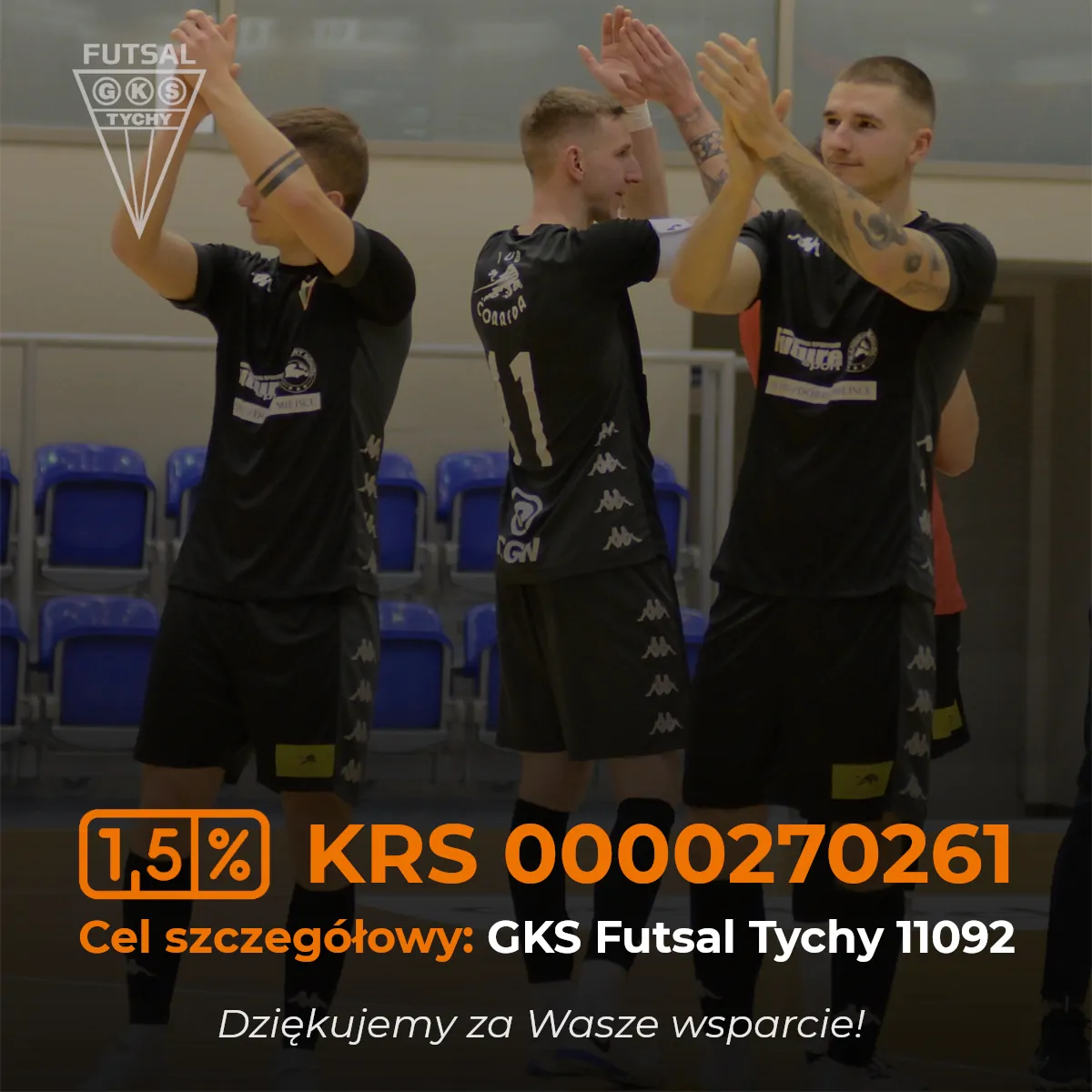 Przekaż 1,5% GKS Futsal Tychy